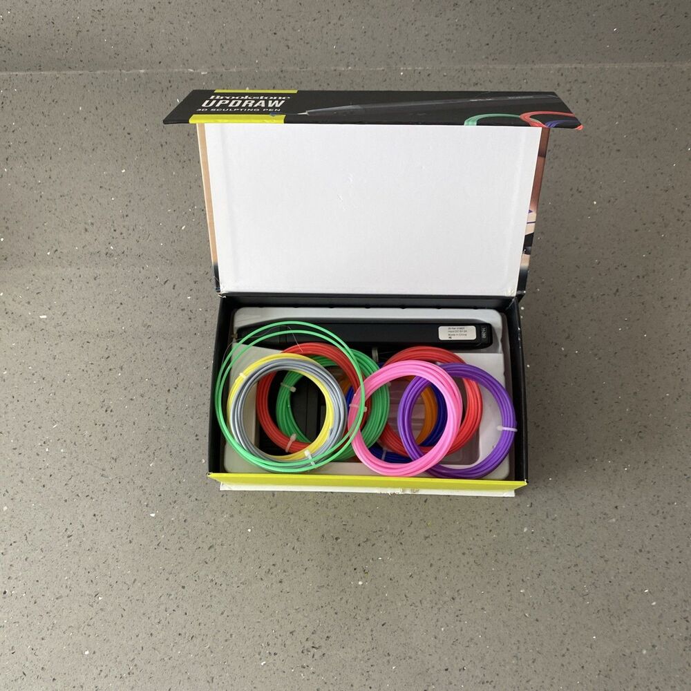 Brookstone Updraw 3D Sculpting Pen w/Filament Pack Draw Drawing Craft Art Open - Picture 5 of 11